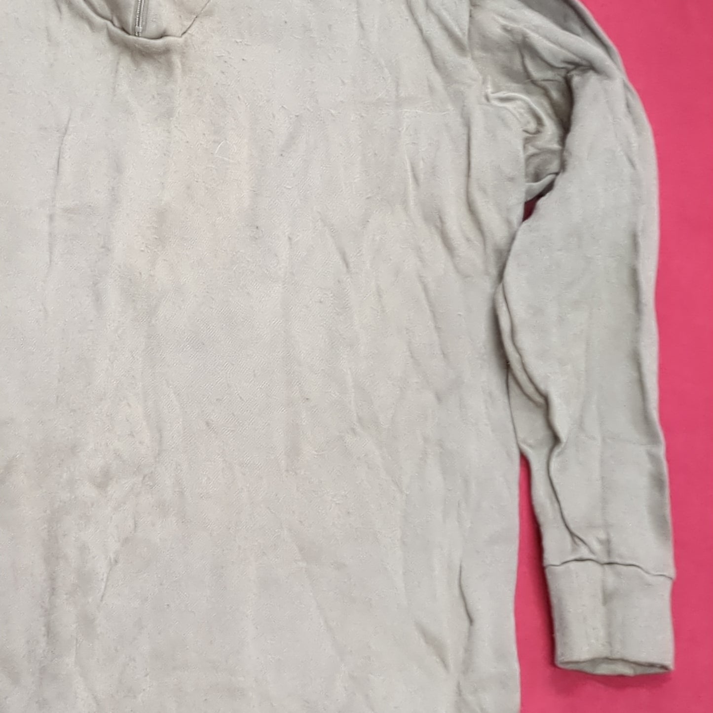 Large '90s Brown Cold Weather Poly-Pro Top Good Condition (fa04-DEC174)