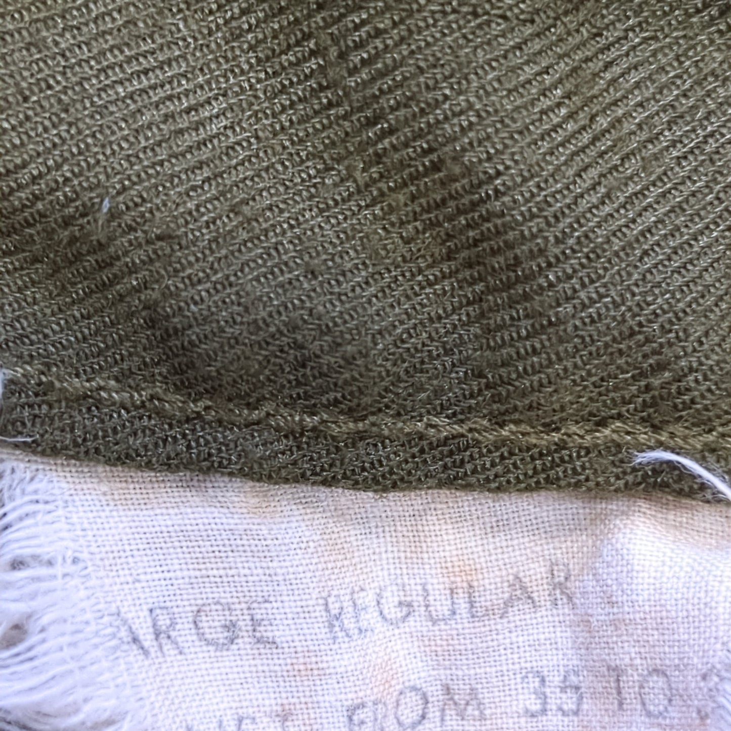 Korean War US Army M-1951 Field Trousers Shell Pants 1950’s Size Large Regular Used (aa13-DEC192)