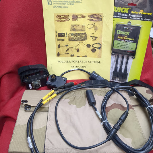 BREN-TRONICS SPS BTK-70689 MILITARY SOLAR CHARGING SYSTEM Used (BA01-JAN21)