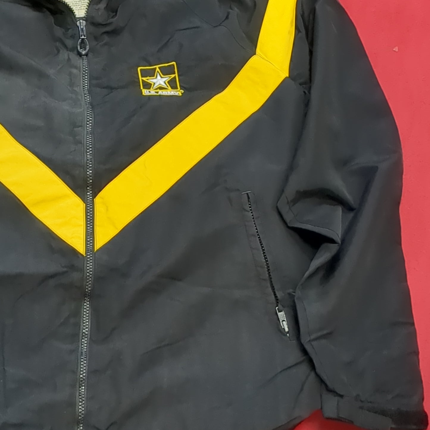 SET of APFU PT Medium Long Jacket Pants Black Gold Cold Weather Excellent Condition (fb14-JAN54)