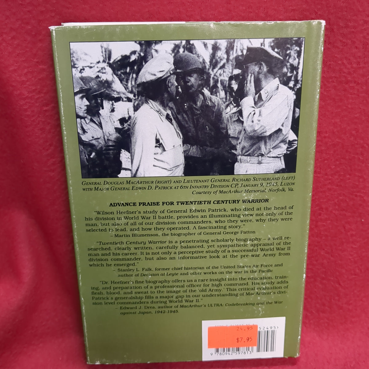 BOOK TWENTIETH CENTURY WARRIOR THE LIFE & SERVICE OF MAJOR GENERAL