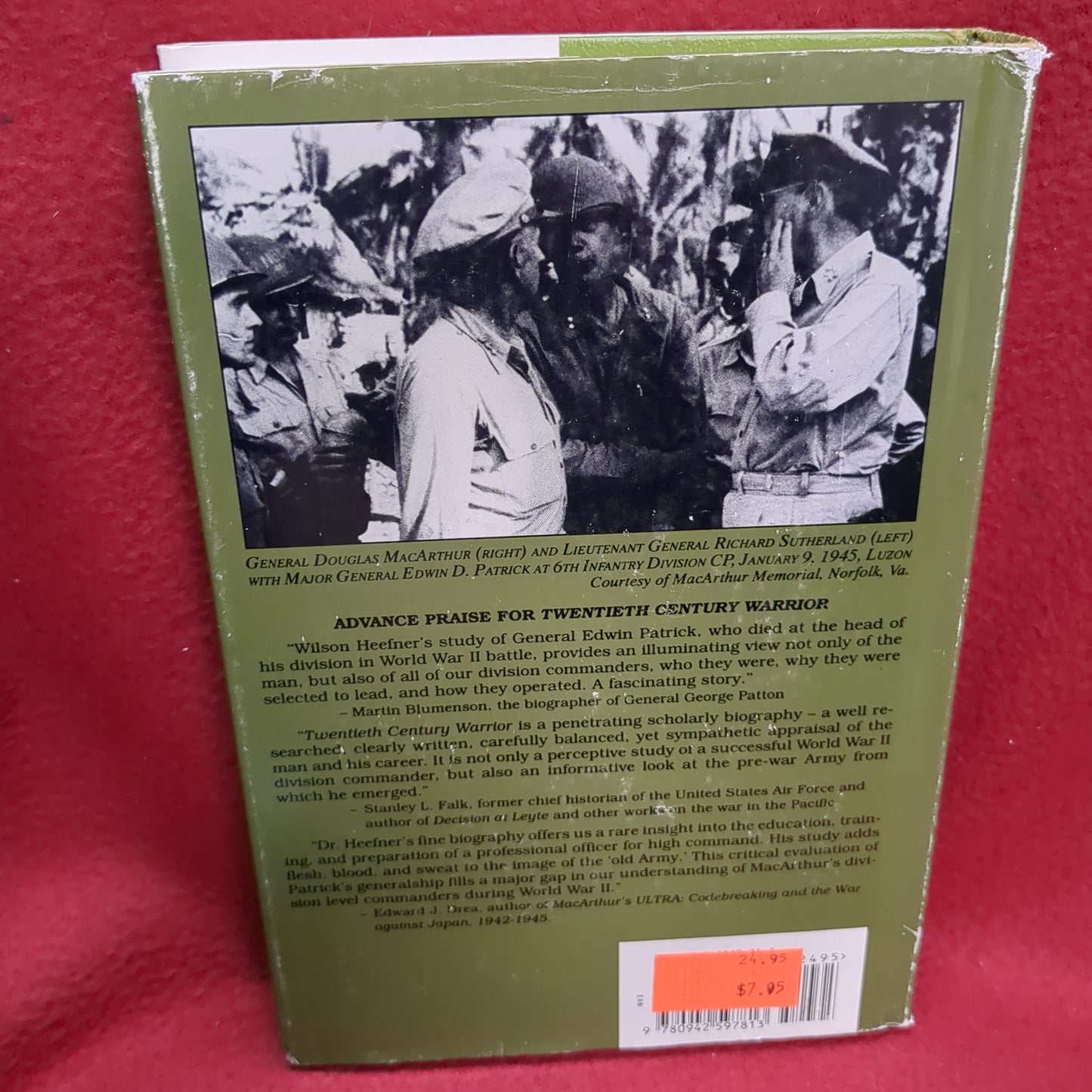 BOOK MAJ GEN EDWIN D. PATRICK (BOX46)