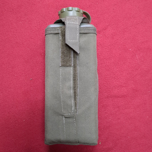 Israeli 1 Liter Plastic Canteen w/ Cover IDF Marked Good Condition (aa02-JAN99)