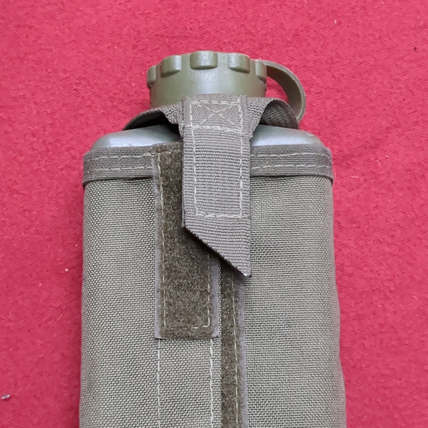 Israeli 1 Liter Plastic Canteen w/ Cover IDF Marked Good Condition (aa02-JAN99)