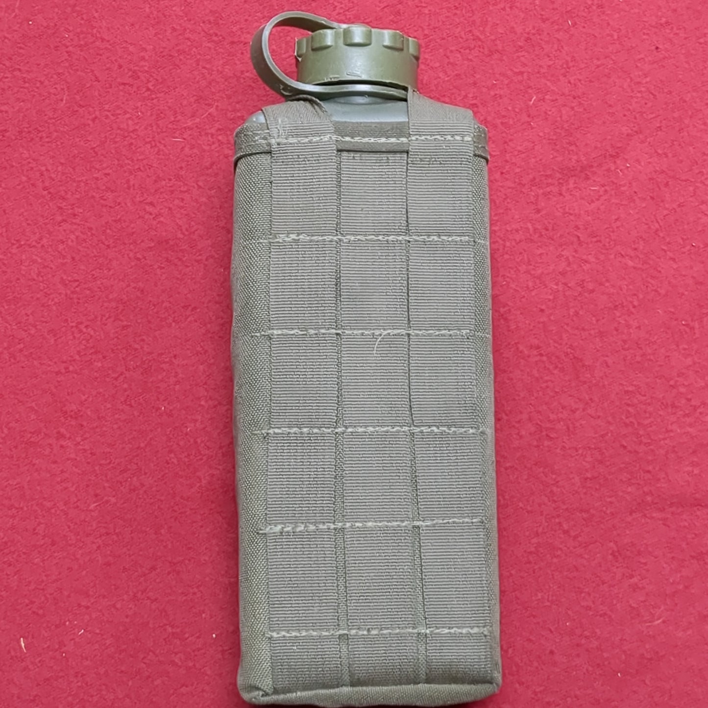 Israeli 1 Liter Plastic Canteen w/ Cover IDF Marked Good Condition (aa02-JAN99)