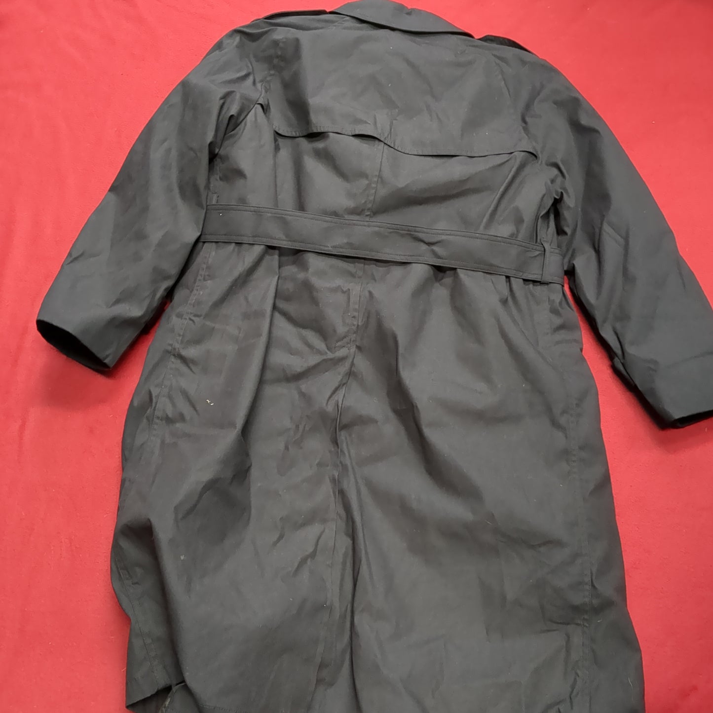 NWT US Army DCSP ASU 12S Black All-Weather Overcoat Dress Uniform (jn-JAN113)