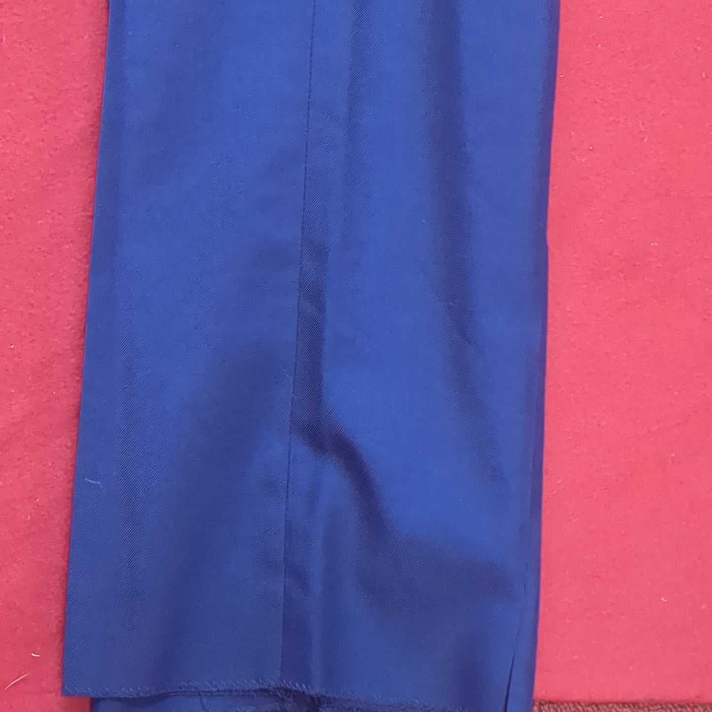 NWT US Army ASU 32 Regular "C" Enlisted Unhemmed Unstriped Pants Trouser Dress Blue (BA08-JAN135)