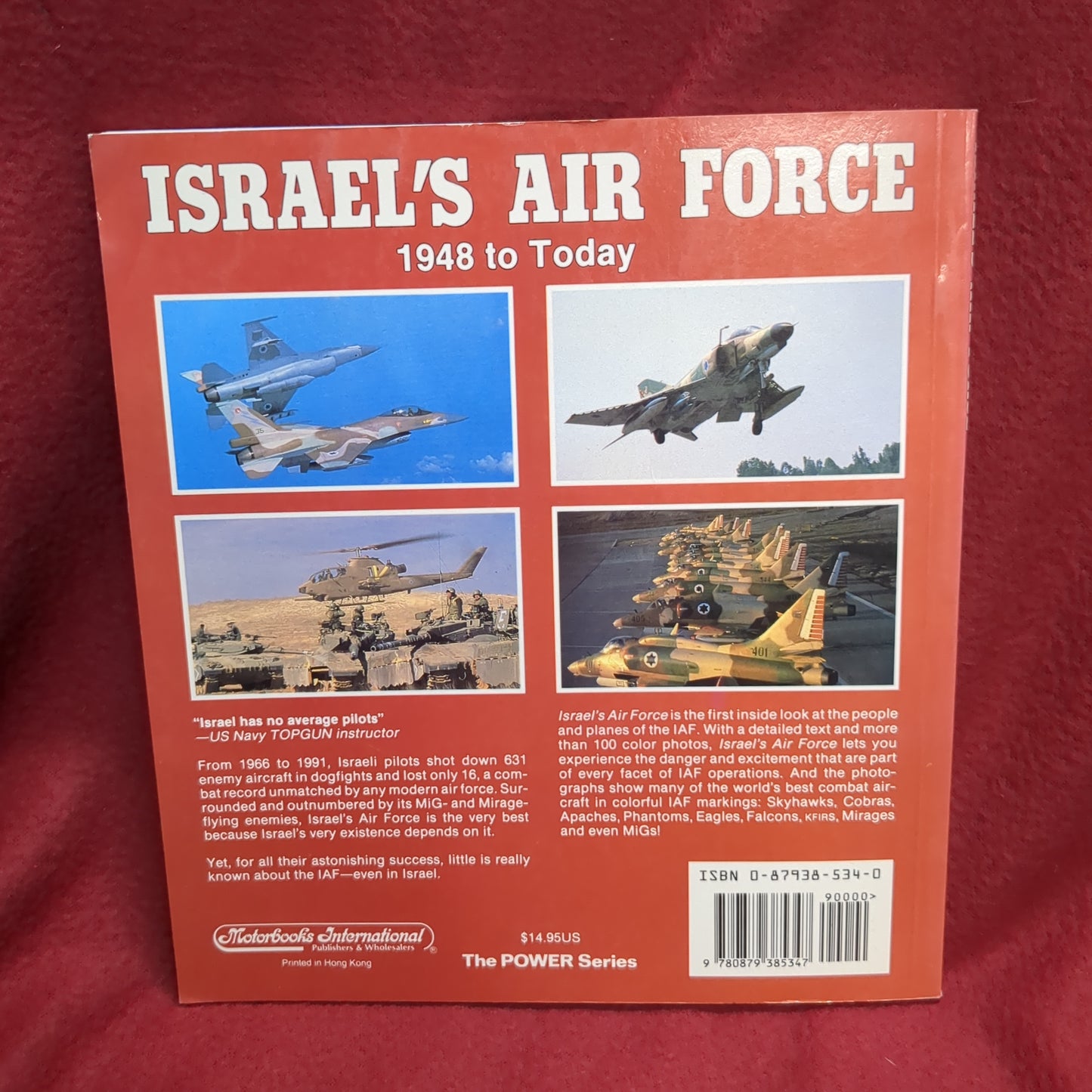 BOOK ISRAEL'S AIR FORCE: 1948 TO TODAY (BOX49)