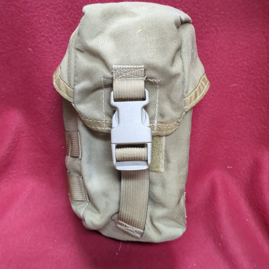 Large Multi-purpose/ Utility Pouch Coyote Brown Molle II Used (34cr-ca02-FEB31)