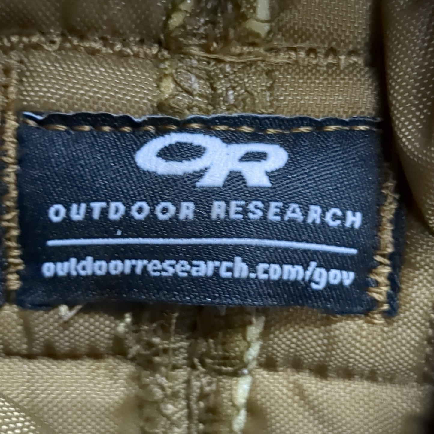 Outdoor research coyote sg water bottle parka good condition (09o- db3-yam144)