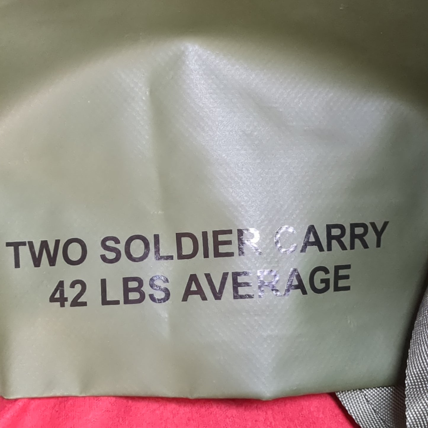 NOS OD green army tent support system (BA01-FEB70)