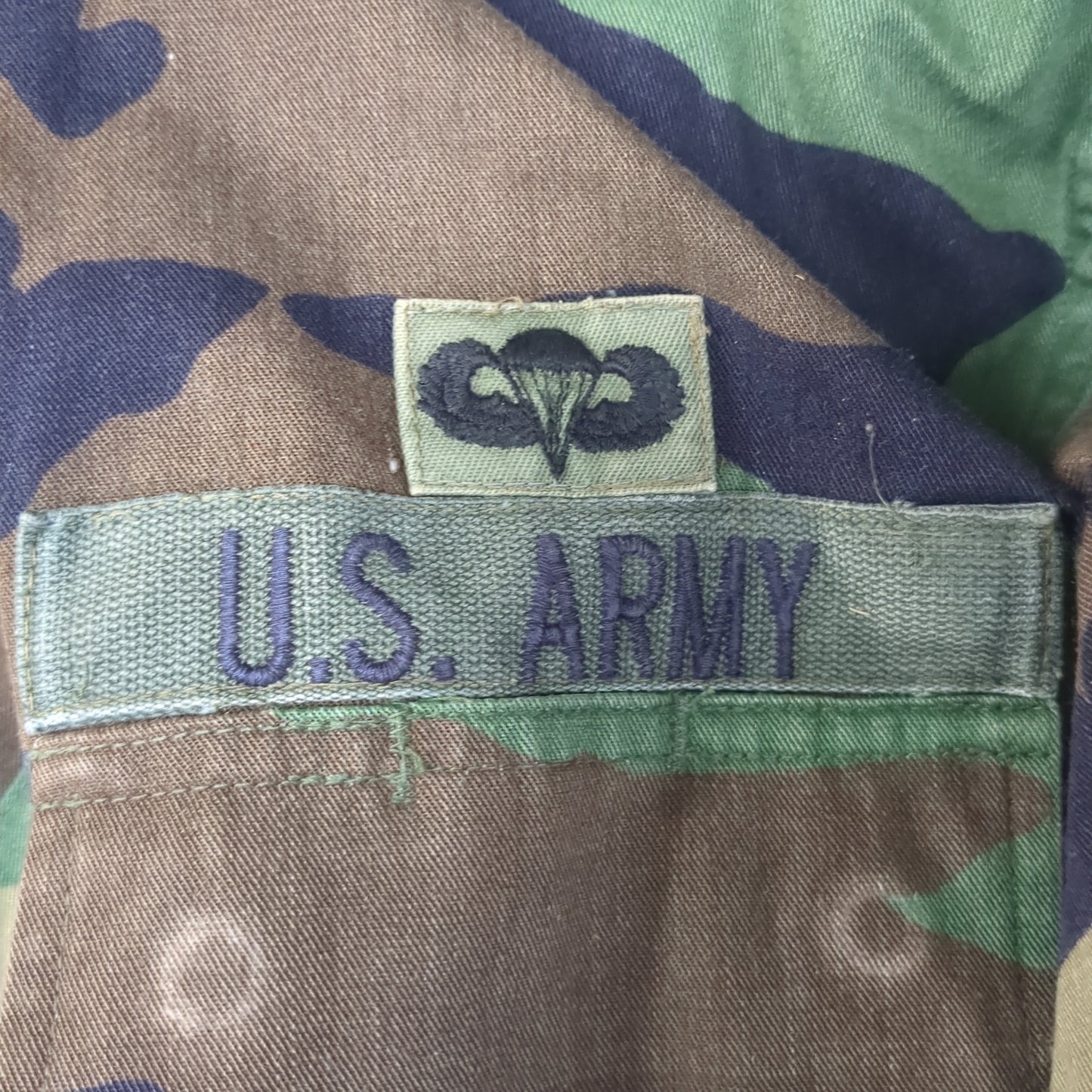 US Army MEDIUM X-LONG Uniform Top Cold Weather BDU Woodland Pattern Used (bdu2-FA13-FEB133)