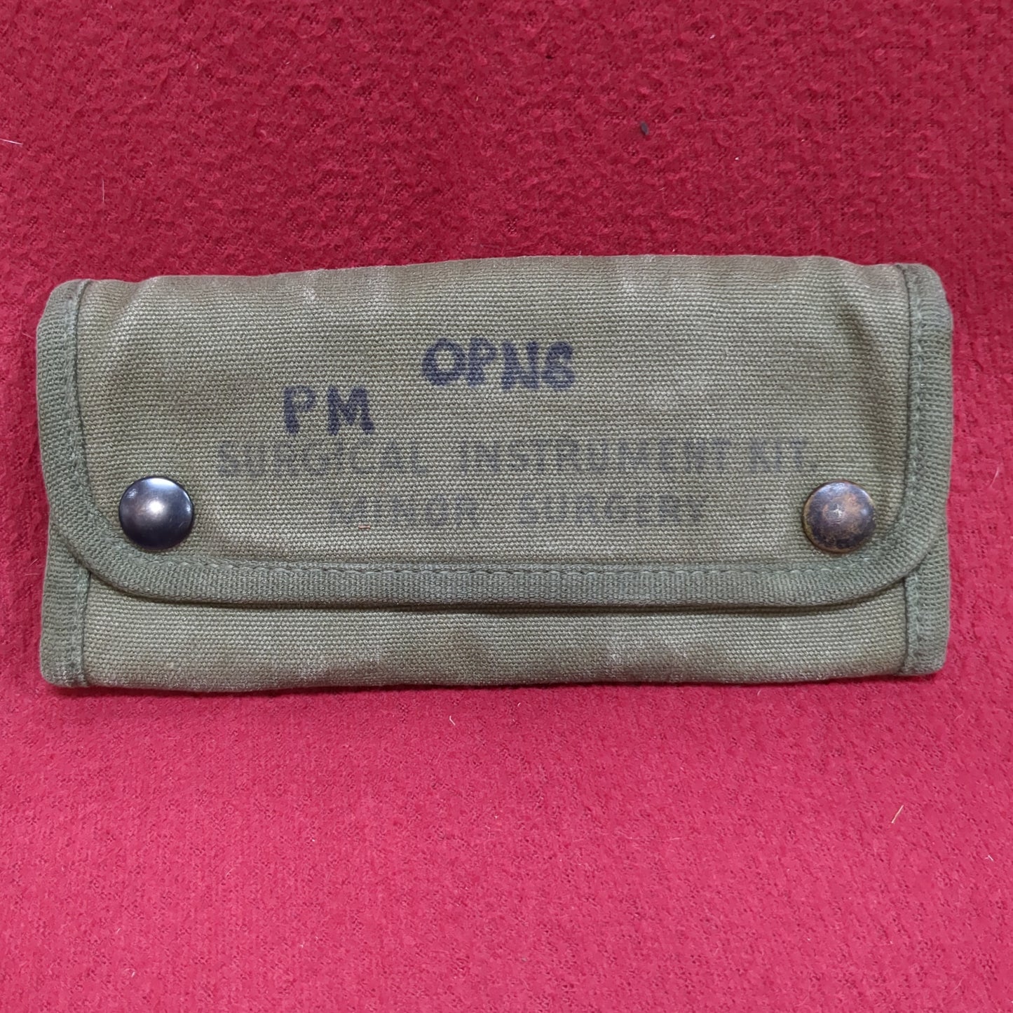 Vintage USA Army Surgical Instrument kit Minor Surgery Field Kit Used (ifak2-FEB155)