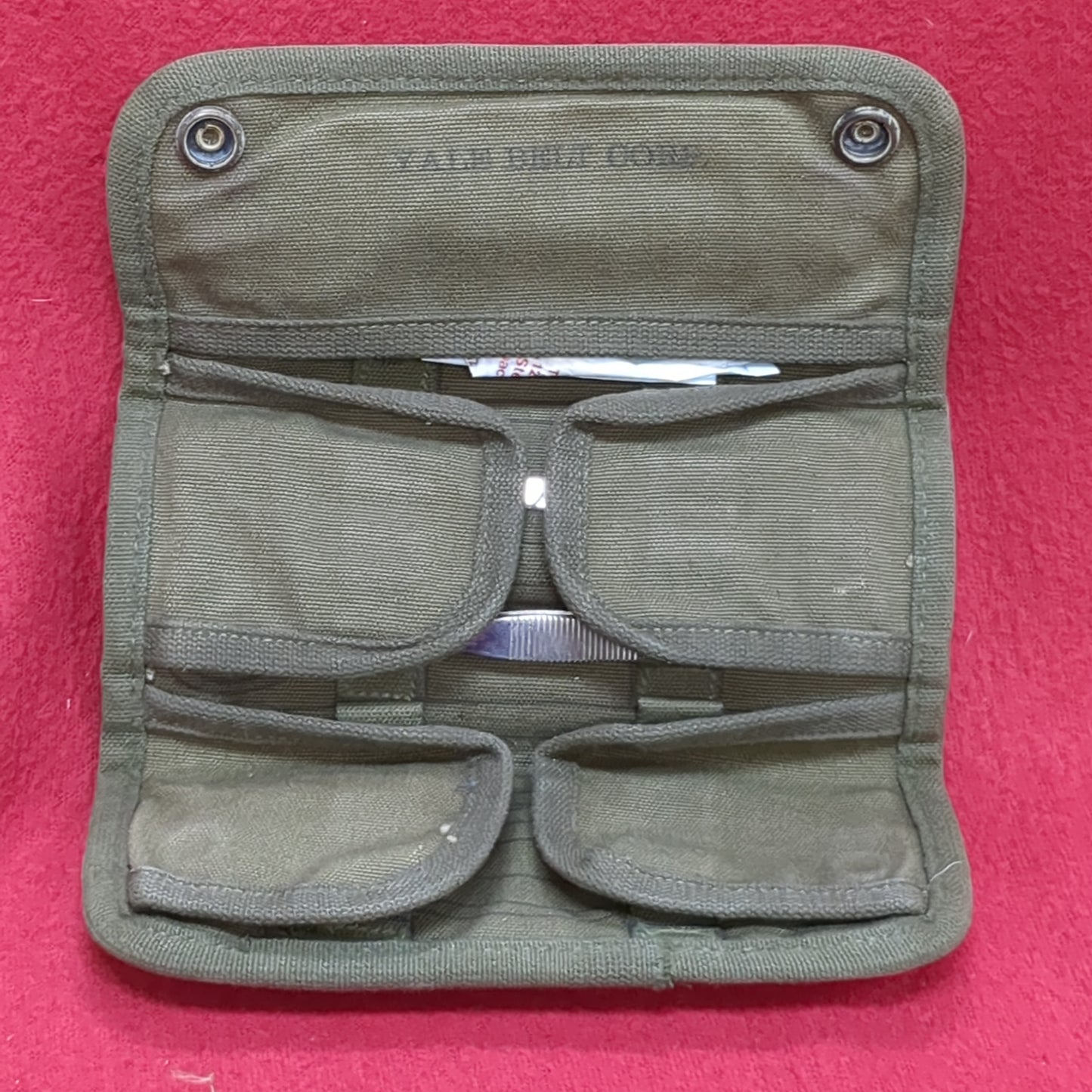 Vintage USA Army Surgical Instrument kit Minor Surgery Field Kit Used (ifak2-FEB155)