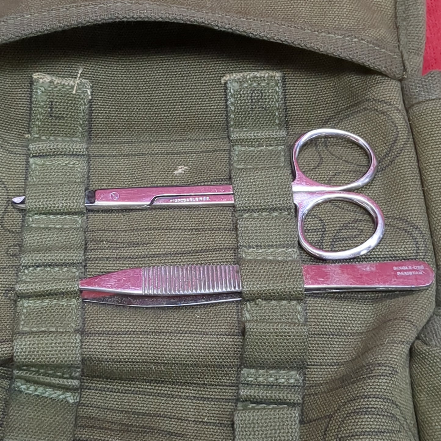 Vintage USA Army Surgical Instrument kit Minor Surgery Field Kit Used (ifak2-FEB155)