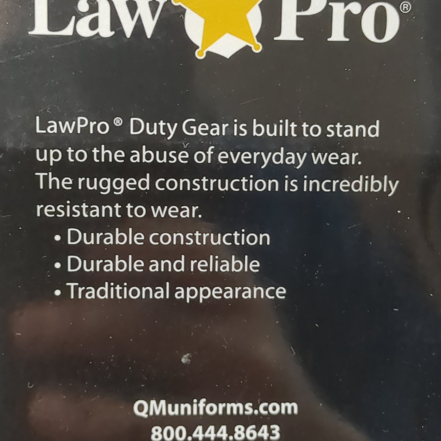 LawPro Tactical 2"  Nylon Black Duty Belt (gcg1- da11-FEB168)