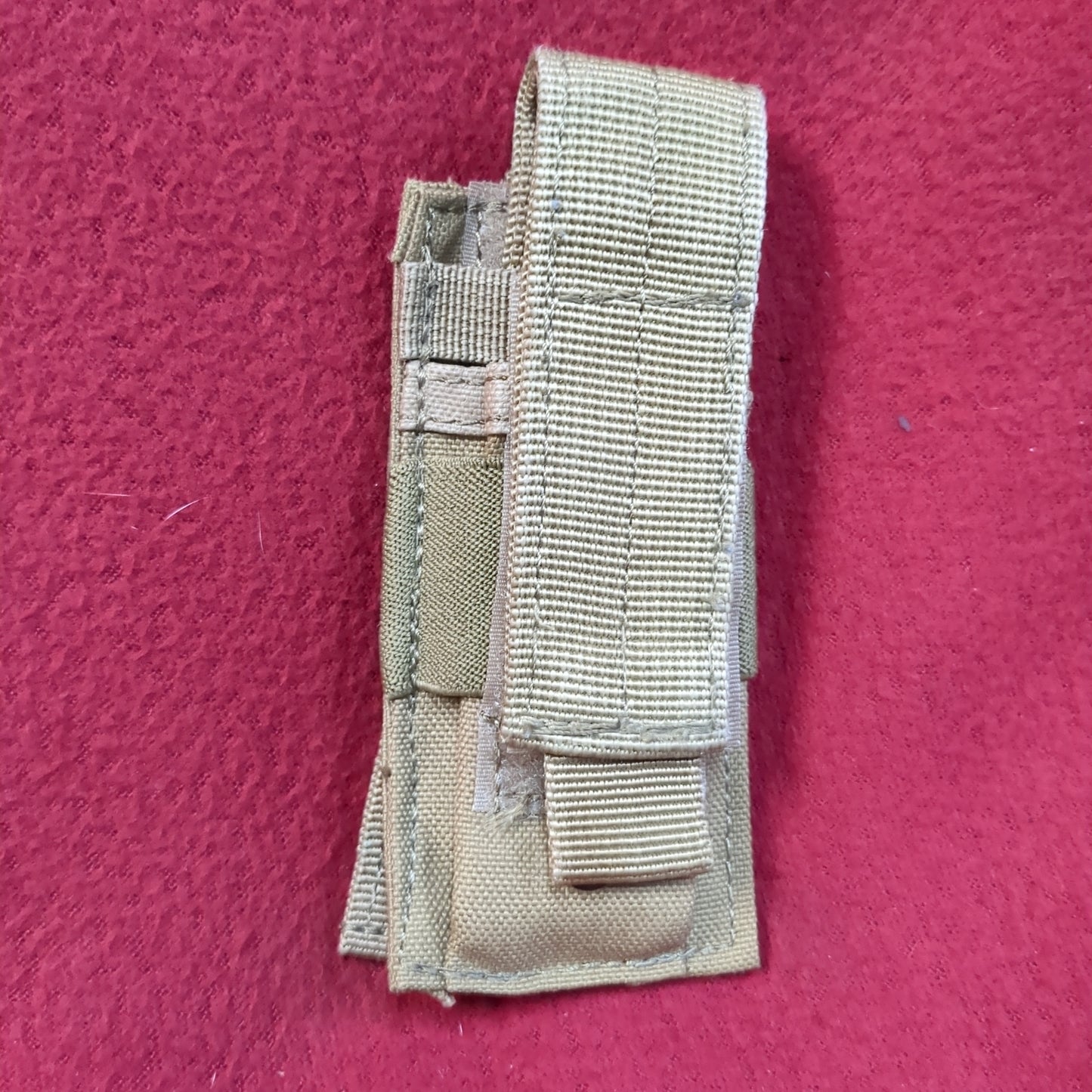Condor Single Military Mag Pouch Coyote Tan Excellent Condition (34cr- ca2-FEB179)