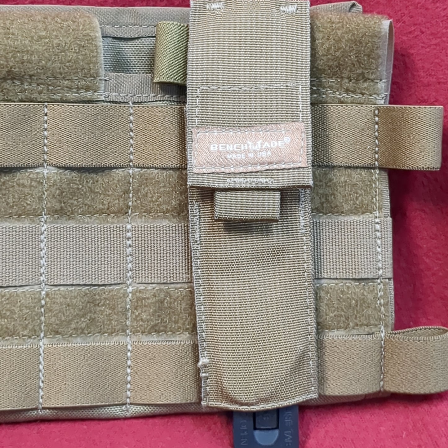 Zulu Visor Panel W/Benchmade Hook Coyote Tan Excellent Condition (34cr- ca2-FEB180)