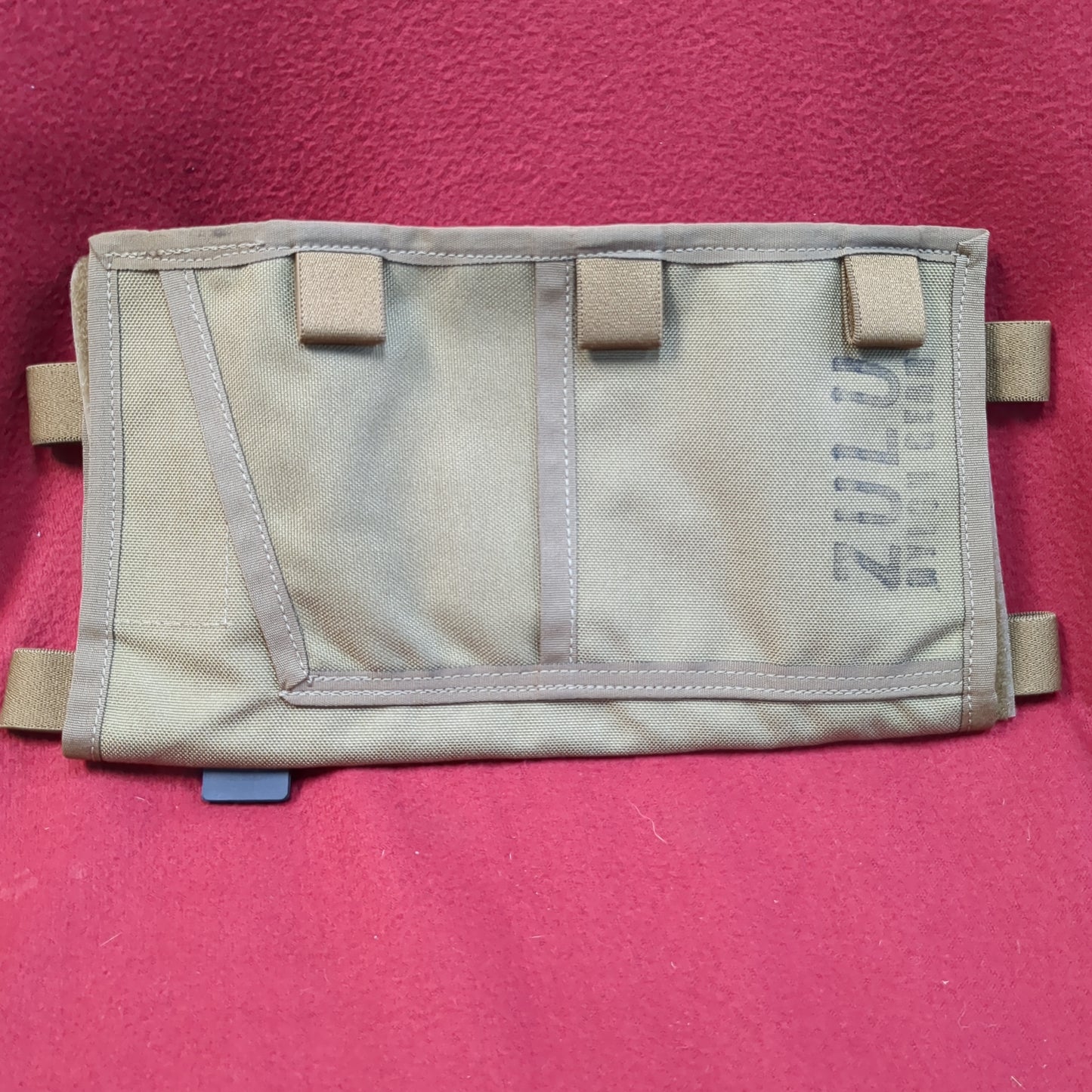 Zulu Visor Panel W/Benchmade Hook Coyote Tan Excellent Condition (34cr- ca2-FEB180)