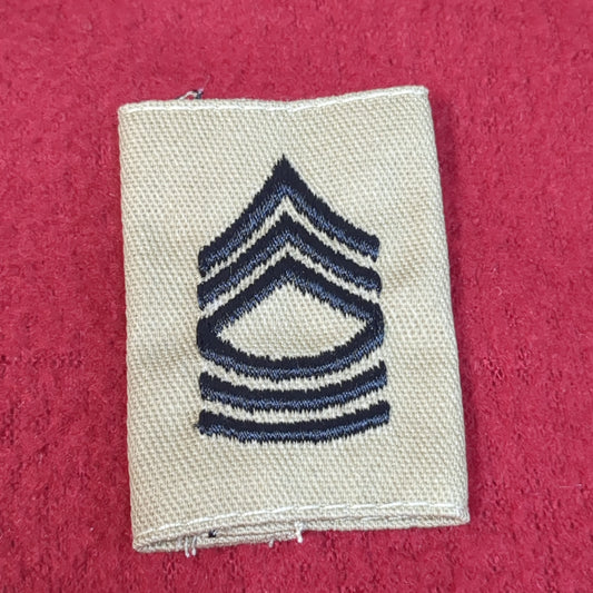 NOS US Army Gore-Tex E8 Master Sergeant MSG Slip-On Rank Desert DCU Camouflage (WSA01-Q)