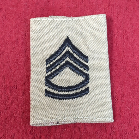 NOS US Army Gore-Tex E7 Sergeant First Class SFC Slip-On Rank Desert DCU Camouflage (WSA02-U)
