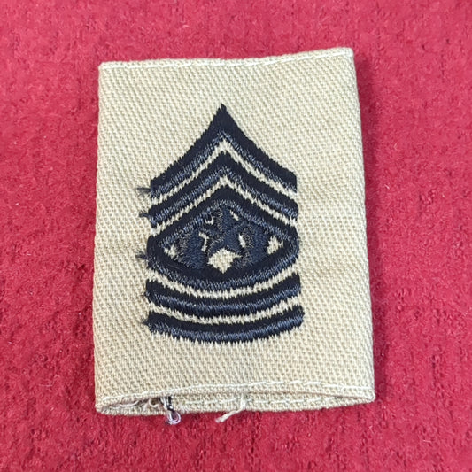 NOS US Army Gore-Tex E9 Command Sergeant Major CSM Slip-On Rank Desert DCU Camouflage (WSA02-Y)