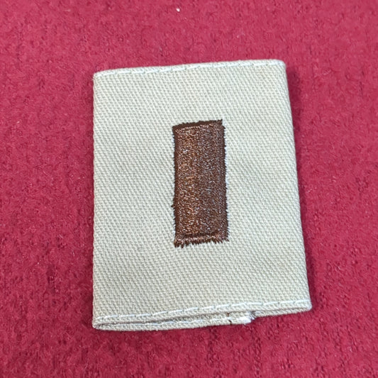 NOS US Army Gore-Tex Second 2nd Lieutenant 2LT Slip-On Rank Desert DCU Camouflage (WSA02-JA)