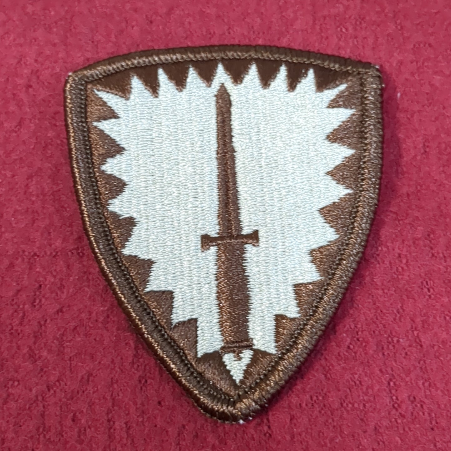 NOS US Army EUCOM US European Command Sew on Patch Desert DCU Camouflage (WSA02-NA)
