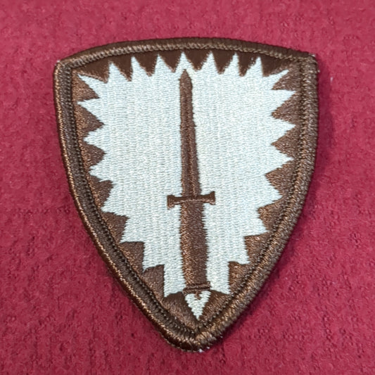 NOS US Army EUCOM US European Command Sew on Patch Desert DCU Camouflage (WSA02-NA)