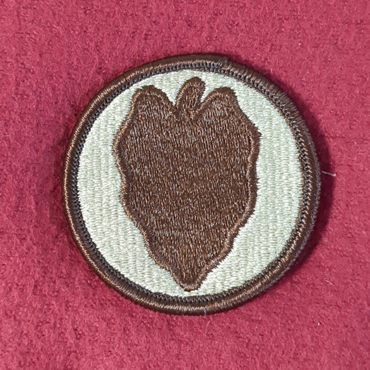 NOS US Army 24th Infantry Division ID Sew on Patch Desert DCU Camouflage (WSA04-PA)