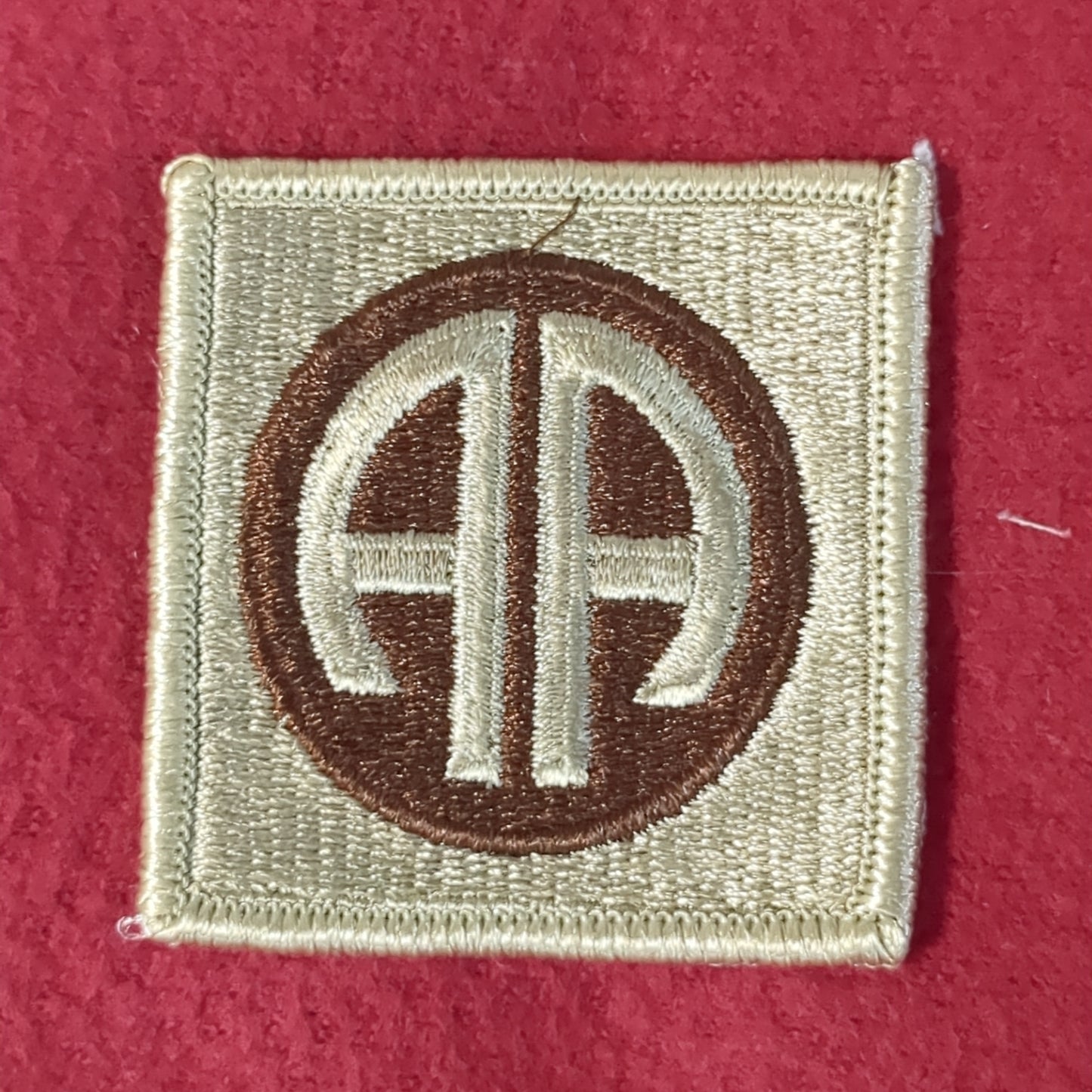 NOS US Army 82nd Airborne Division Sew on Patch Desert DCU Camouflage (DP3-TA)