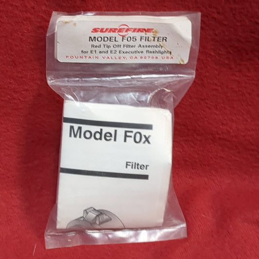 SureFire Model: F05 Filter Red Tip Off Assembly (GTT)