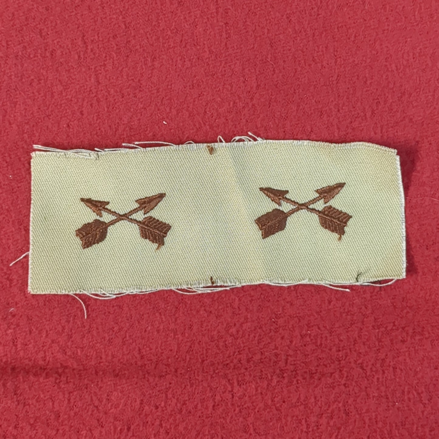 SET of NOS US Army SF Special Forces Branch Sew on Patch Desert DCU Camouflage (WSA05-PB)