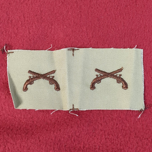 SET of NOS US Army Military Police MP Officer Sew on Patch Desert DCU Camouflage (WSA05-RB)