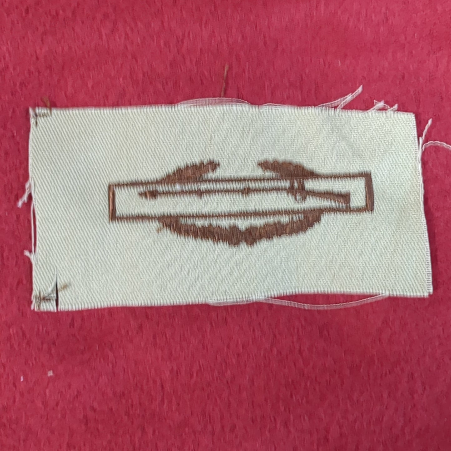 NOS US Army CIB Combat Infantry Badge Sew on Patch Desert DCU Camouflage (WSA06-LC)