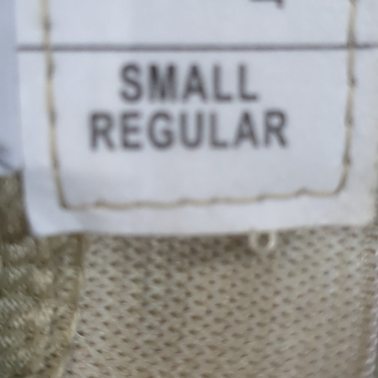 SET of Sand Small Regular Silks Gen III Level 1 Cold Weather Top Bottom (fa07-MAR13)
