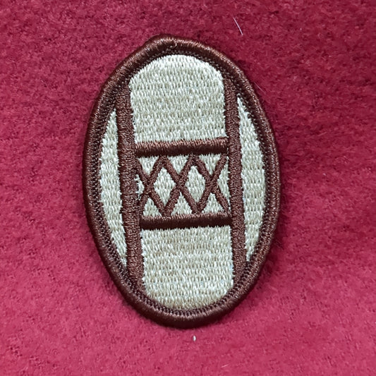 NOS US Army 30th Infantry Division Patch Sew on Patch Desert DCU Camouflage (WSA07-ED)