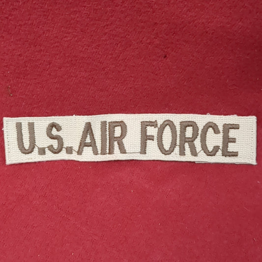 NOS USAF Air Force Name Tape Sew on Patch Desert DCU Camouflage (WSA07-KD)