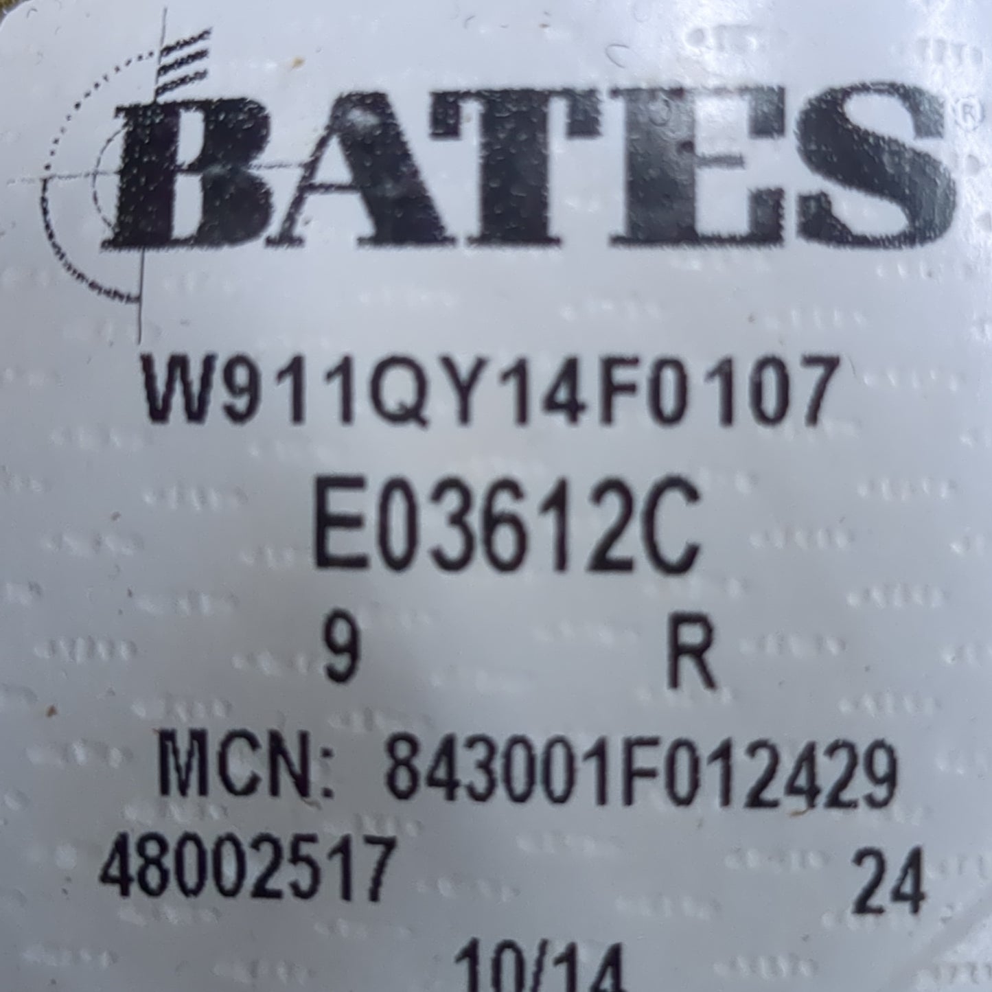 US Army Bates 9 R E03612C Deployment Mountain Combat Boots Excellent Condition (cb01-MAR42)
