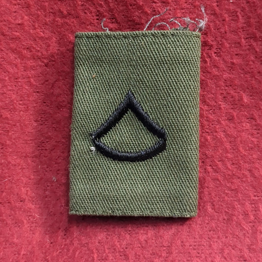 US Army PRIVATE FIRST CLASS PFC Rank GORE-TEX Woodland Slide-On OD Black (bu01-sp7)