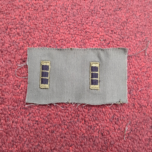 SET of US Army CW3 CHIEF WARRANT OFFICER 3 WO3 Rank Sew On OD Subdued Woodland BDU (bu02-wo2)