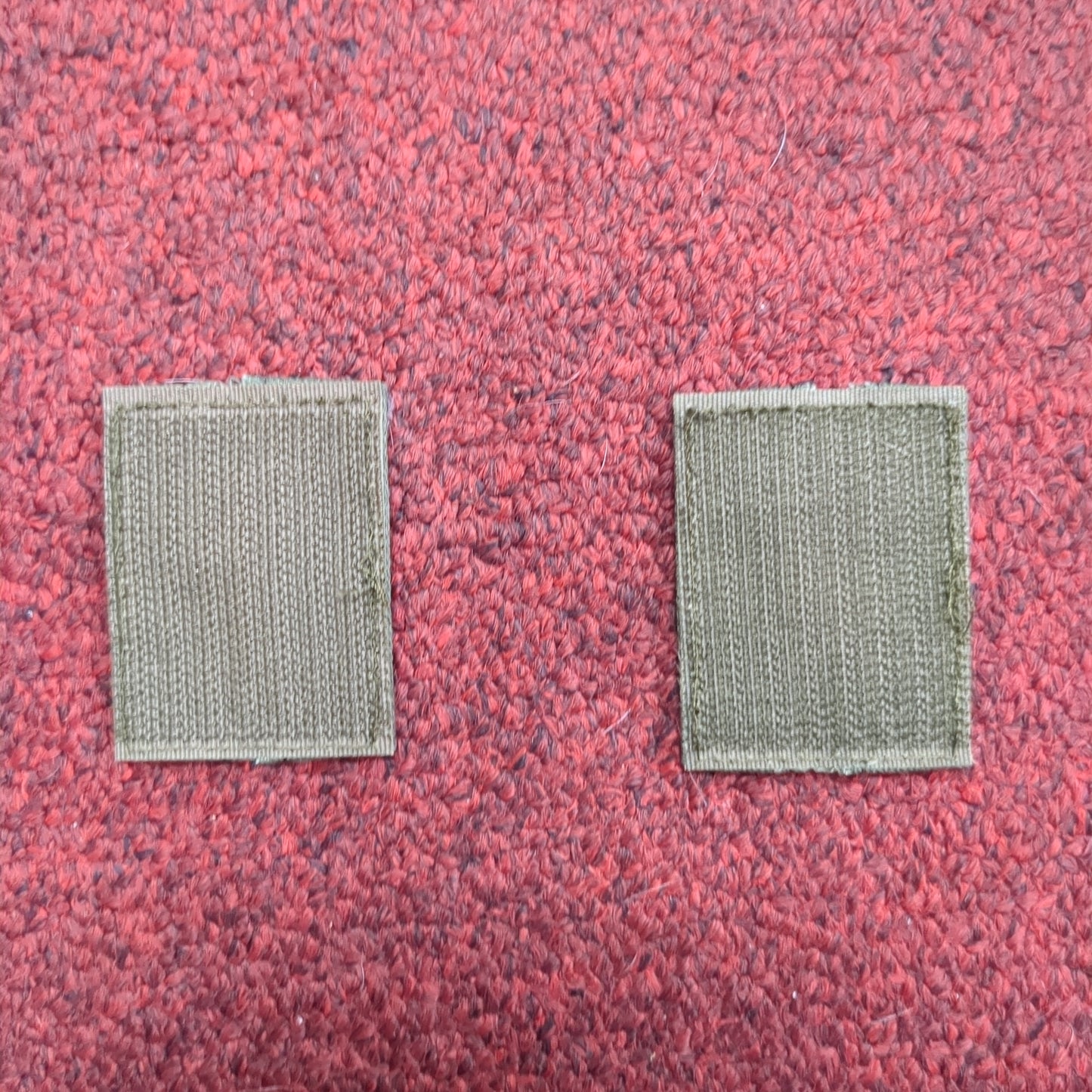 SET of US Army WO1 WARRANT OFFICER 1 Rank Subdued OD Black Hook Loop BDU Woodland (bu02-wo1)