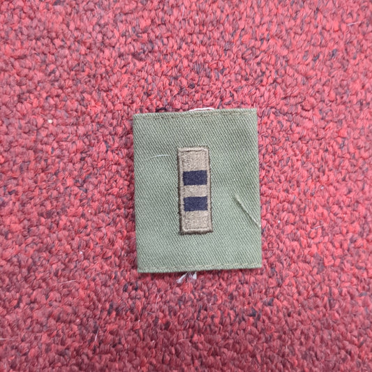 US Army CW2 CHIEF WARRANT OFFICER 2 WO2 Rank Slide On Gore-tex OD Subdued Woodland BDU (bu02-wo6)