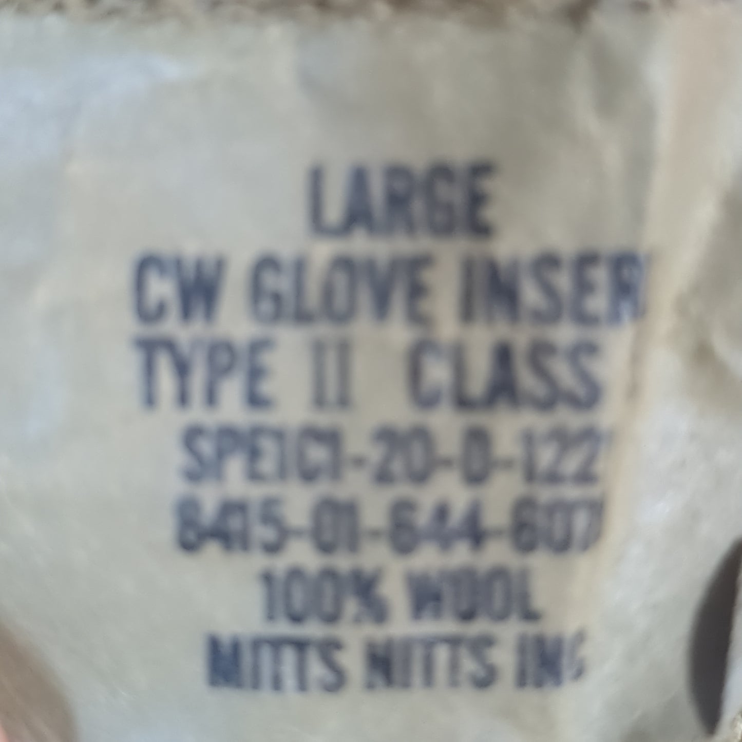Cold Weather Thinsulate Inserts 40 Gram Large Coyote Good Condition (cb03-ALP03)