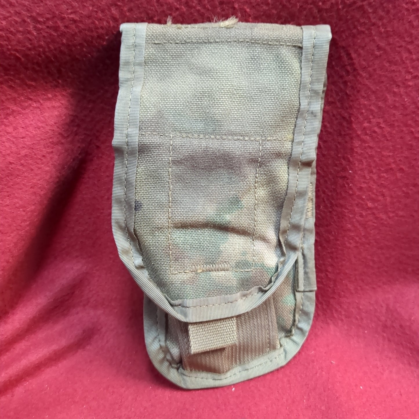 US Army MOLLE M4 2 Mag Pouch Used (ca07-ALP12)