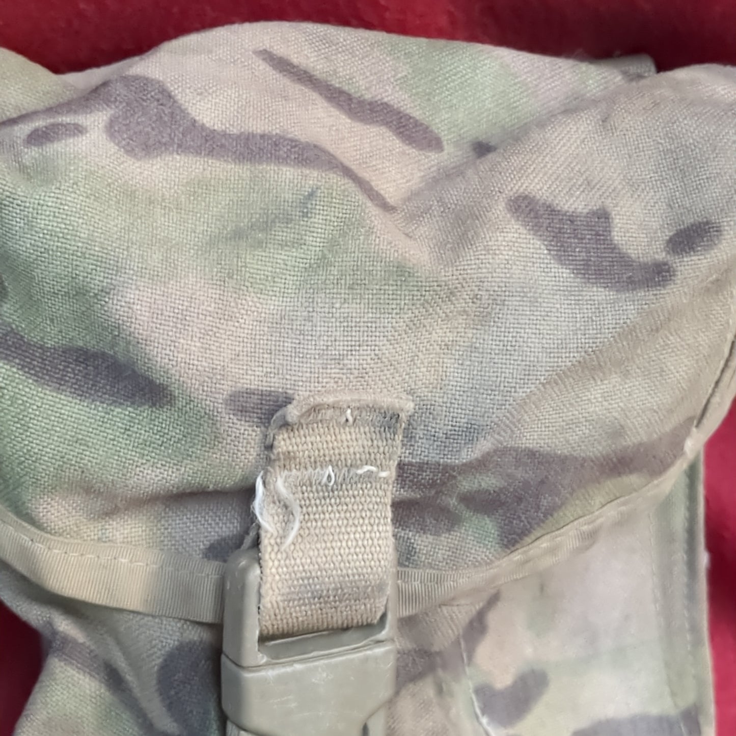 US Army OCP Camo 200 RND Ammo Molle Pouch Used (ca07-ALP14)