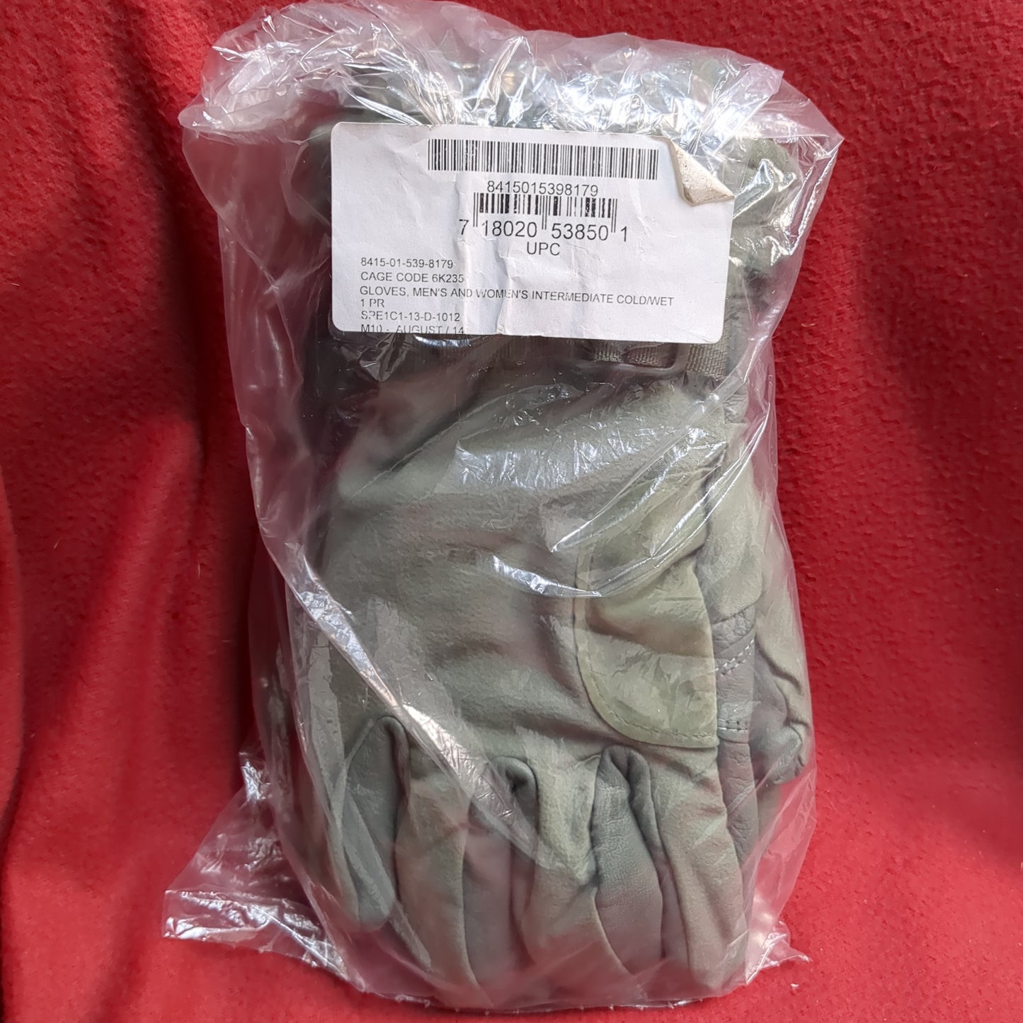 NOS -Unused- Men's Women's Intermediate Cold/Wet Gloves LARGE (cb02-ALP57)