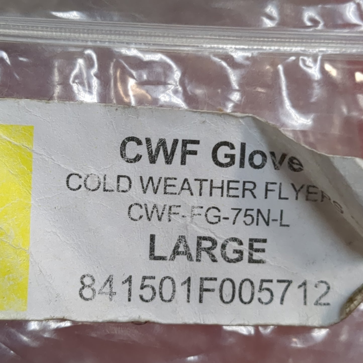 NOS USGI Large Masley Cold Weather Flyers Goretex Gloves Waterproof (cb02-ALP60)