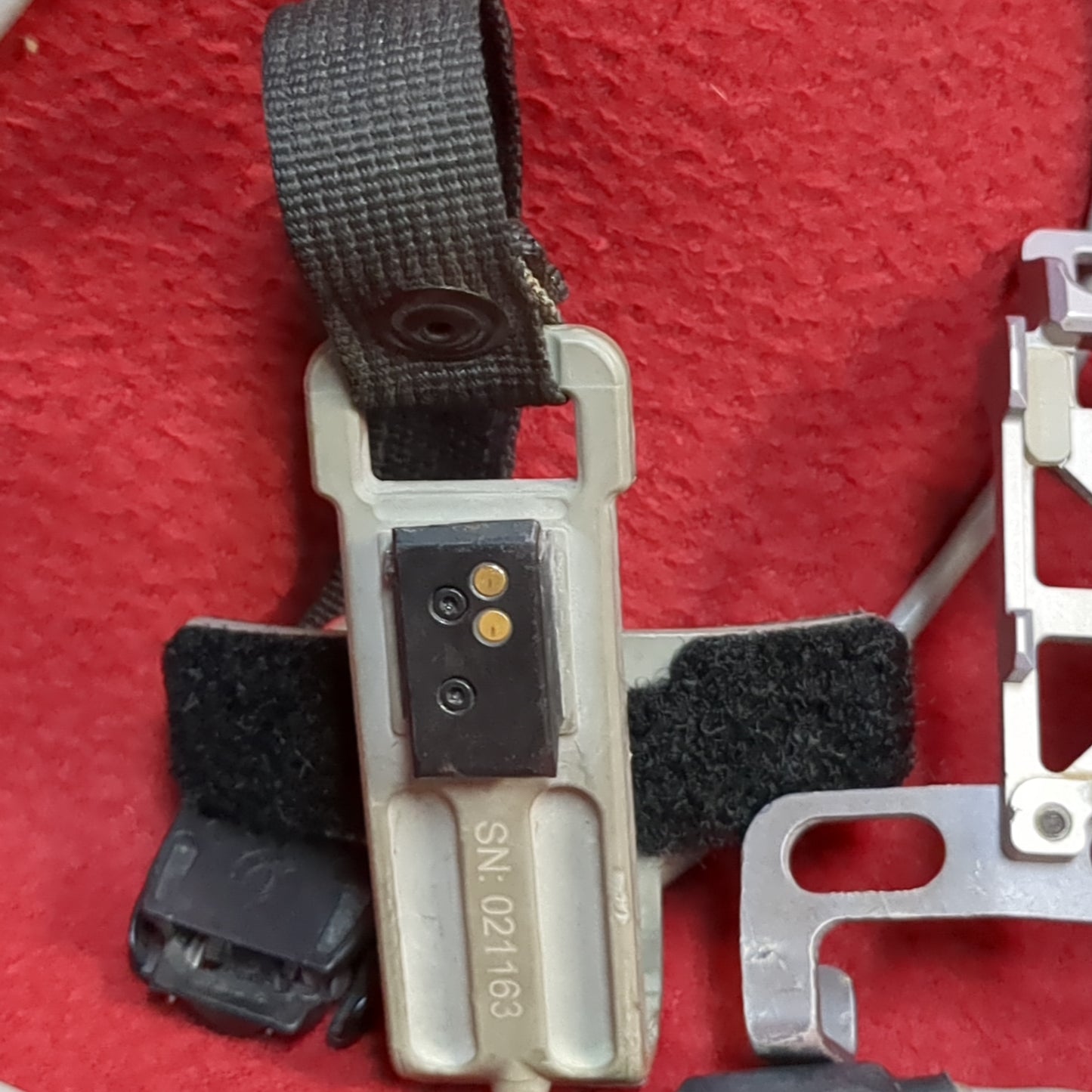 USGI Norotos ENVG Night Vision Helmet Mount AN/PSQ-20 Rhino Mount F/25 USED  (bar ac04-ALP92)