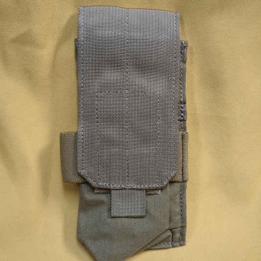 UNUSED Eagle Industries Khaki Molle Single Magazine Pouch (ca07-yam33)